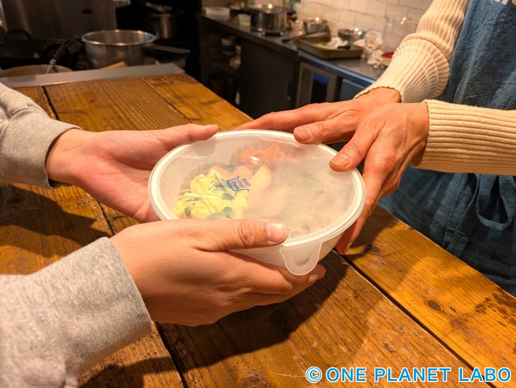 リユース容器でテイクアウトできる！ Refillローカルシェア、スタート！
